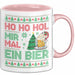 Ho Ho Hol Mir Mal Ein Bier Tasse Geschenk Ugly Tasse Geschenkidee Weihnachten Kaffee-Becher Rosa Trendation