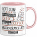 Musikarrangeurin Geschenk Becher Tasse Gott Schuf Alle Menschen Gleich Nur Die Besten Durfeten Musikarrangeurin Werden Geschenkidee Lustig Rosa Trendation