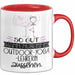 Outdoor-Yoga-Lehrerin Geschenk Tasse So Gut Kann Nur Eine Outdoor-Yoga-Lehrerin Aussehen Geschenkidee Geburtstag Weihnachten Lustig Rot Trendation