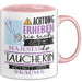 Taucherin Tasse Geschenk Lustiger Spruch Bitte Erheben Sie Sich Seine Majestät Die Taucherin Betritt Den Raum Rosa Trendation