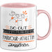 Parkour-Athletin Geschenk Tasse So Gut Kann Nur Eine Parkour-Athletin Aussehen Geschenkidee Geburtstag Weihnachten Lustig Rosa Trendation