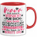 Tasse Mama Muttertag Geschenk Wir haben versucht, das beste Geschenk zu finden Rot Trendation