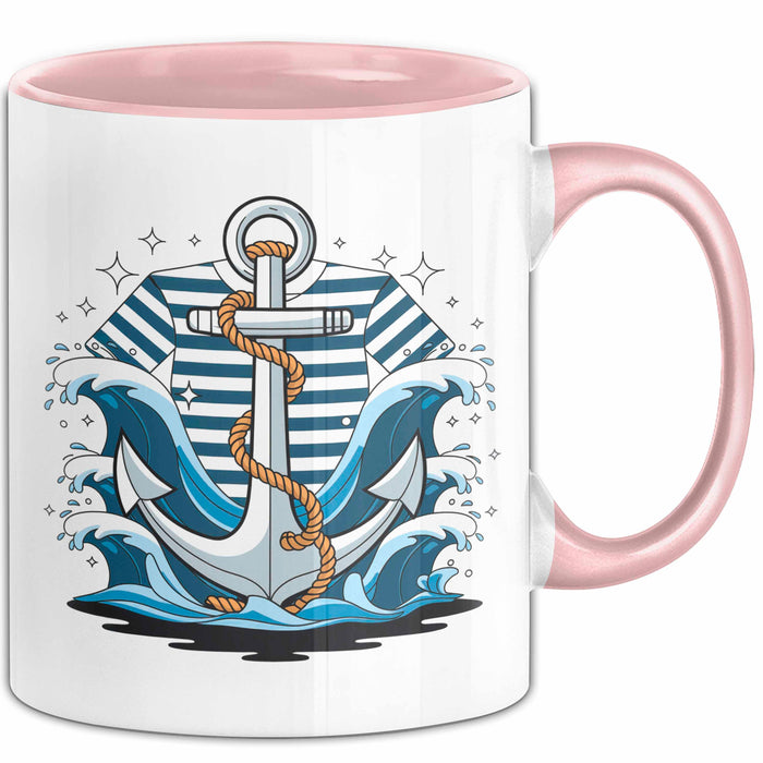 Seemann Tasse Geschenk Lustige Geschenkidee Spruch Für Ozean Liebhaber Rosa Trendation