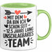 Romantische Pärchen Tasse Geschenk Team seit 12,5 Jahren Geschenkidee Lustig Grün Trendation