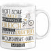 Mountainbike-Guide Geschenk Becher Tasse Gott Schuf Alle Menschen Gleich Nur Die Besten Durfeten Mountainbike-Guide Werden Geschenkidee Lustig Weiß Trendation