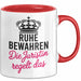 Anwalt Rechtsberatung Tasse Geschenk Lustige Geschenkidee Spruch Ruhe Bewahren Die Juristin Regelt Das Rot Trendation