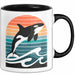 Wal Tier Tasse Geschenk Lustige Geschenkidee Spruch Schwarz Trendation
