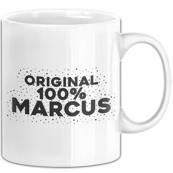 Marcus Tasse Original 100% Marcus Geschenk Weiß Trendation