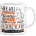 Katzenbetreuerin Tasse Geschenk Spruch Wer Will Schon Prinzessin Sein Wenn Man Auch Katzenbetreuerin Sein Kann Weiß Trendation