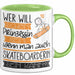 Skateboarderin Tasse Geschenk Spruch Wer Will Schon Prinzessin Sein Wenn Man Auch Skateboarderin Sein Kann Grün Trendation