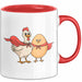 Hühnerbauer Tasse Geschenkidee Geflügel Enthusiast Geschenkidee Lustig Rot Trendation