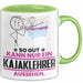 Kajaklehrer Geschenk Tasse So Gut Kann Nur Ein Kajaklehrer Aussehen Geschenkidee Kaffee-Becher Grün Trendation