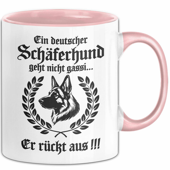 Deutscher Schäferhund Tasse Geschenk Lustige Geschenkidee Geht NichT Gassi Rosa Trendation