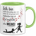 Beziehung Tasse Geschenk Ich Bin Nicht Eifersuechtig Meins Geschenkidee Lustig Grün Trendation