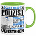 Polizist Geschenk Tasse Geschenkidee für Polizist Geburtstag Lustiger Spruch Ich Bin Polizist Ich Kann Es Dir Erklären Aber Nicht Für Dich Verstehen Grün Trendation
