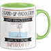 Stand-Up-Paddlerin Und Prinzessin Tasse Geschenk Für Eine Stand-Up-Paddlerin Geburtstag Was Ist Deine Superkraft Grün Trendation