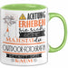 Outdoor-Fotografin Tasse Geschenk Lustiger Spruch Bitte Erheben Sie Sich Seine Majestät Die Outdoor-Fotografin Betritt Den Raum Grün Trendation