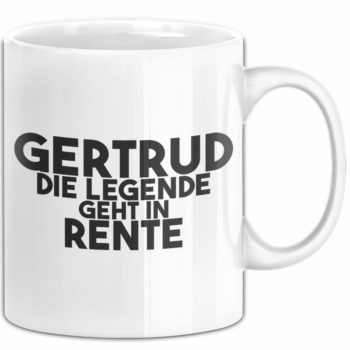 Gertrud Tasse Gertrud – Die Legende Geht In Rente Geschenk