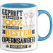 Opernsänger Geschenk Lustiger Spruch für Opernsänger Geschenkidee Bester Opernsänger Der Welt Blau Trendation