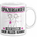 Spaziergänger Tasse Geschenk für Spaziergänger Der Mann Der Alles Kann Geschenkidee zum Geburtstag Weiß Trendation