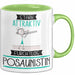 Posaunistin Tasse Geschenk Becher Stark Attraktiv Furchtlos Posaunistin Lustige Geschenkidee Grün Trendation