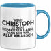 Christoph Tasse Wenn Christoph Nicht Repariert, Sind Wir Am Arsch Geschenk Blau Trendation