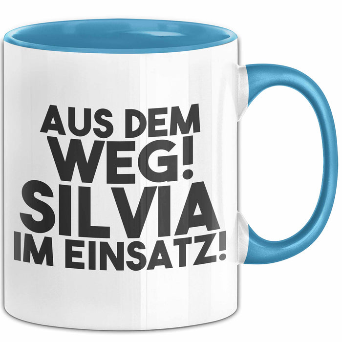 Silvia Tasse Aus Dem Weg! Silvia Im Einsatz! Geschenk