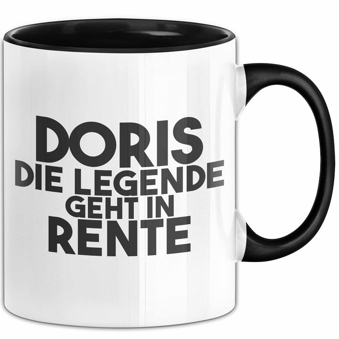 Doris Tasse Doris – Die Legende Geht In Rente Geschenk