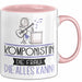 Komponistin Geschenk Tasse Becher Die Frau Die Allen Kann Geschenkidee für eine Komponistin Lustig Rosa Trendation