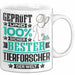 Tierforscher Geschenk Lustiger Spruch für Tierforscher Geschenkidee Bester Tierforscher Der Welt Weiß Trendation