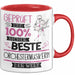 Beste Orchestermusikerin Der Welt Tasse Geschenk für Eine Orchestermusikerin Geprüft Und Sicher Geschenkidee Geburtstag Weihnachten Rot Trendation