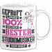 Studiomusiker Geschenk Lustiger Spruch für Studiomusiker Geschenkidee Bester Studiomusiker Der Welt Weiß Trendation