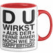 Geburtstagsfeier Sarkasmus Tasse Geschenk Lustige Geschenkidee Spruch Du Wirkst Aus Der Ferne Immer Noch Wie 29 Happy Birthday Rot Trendation