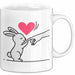 Kaninchen Hase Tierliebhaber Tasse Geschenk Lustige Geschenkidee Spruch Weiß Trendation