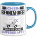 Rennfahrer Tasse Geschenk für Rennfahrer Geburtstag Lustiger Spruch Kaffee-Becher Was Ist Deine Superkraft Blau Trendation