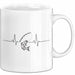 Angelliebhaber Fischer Herzschlag Tasse Geschenk Lustige Geschenkidee Spruch Weiß Trendation