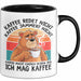 Bär Tierliebhaber Tasse Geschenk Lustige Geschenkidee Spruch Kaffee Redet Nicht Kaffee Jammert Nicht Trendation