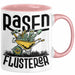Gärtner Tasse Geschenk für Hobbygärtner Landschaftsgärtner Männer Geschenkidee Rasenflüsterer Gartenarbeit Kaffee-Becher Rosa Trendation