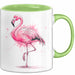 Flamingo Tier Tasse Geschenk Lustige Geschenkidee Spruch Grün Trendation