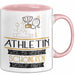 Athletin Weil Es Keinen Schöneren Beruf Gibt Tasse Geschenk für Eine Athletin Lustig Rosa Trendation