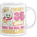 35. Geburtstag Tasse Geschenk Vor 35 Jahren War Ich Mal Die Schnellste Geschenkidee Frauen Mutter Oma Weiß Trendation