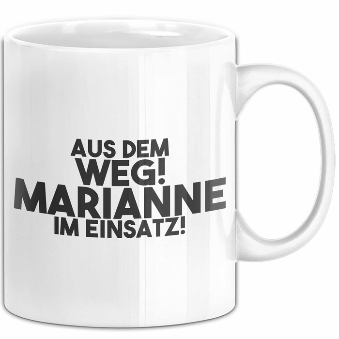 Marianne Tasse Aus Dem Weg! Marianne Im Einsatz! Geschenk