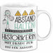 Historikerin Tasse Geschenk Lustig Abstand Halten Hochleistungs-Historikerin Mit Drang Zur Perfektion Bei Der Arbeit Weiß Trendation