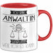 Anwältin Tasse Geschenk Ich Bin Anwältin Warum Weil Ich Es Kann Geschenkidee Geburtstag Rot Trendation