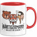 Bärtige Männer Tasse Geschenk Lustige Geschenkidee Spruch Bärtigermann Alles In Einem Rot Trendation