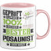 Posaunist Geschenk Lustiger Spruch für Posaunist Geschenkidee Bester Posaunist Der Welt Rosa Trendation