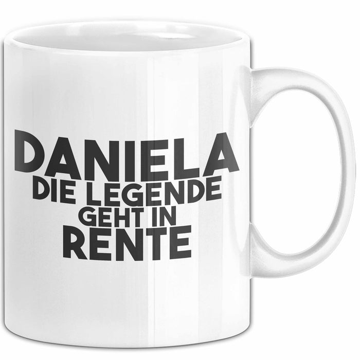 Daniela Tasse Daniela – Die Legende Geht In Rente Geschenk