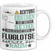 Fluglotse Geschenk Tasse Lustiger Spruch Erheben Sie Sich Der Fluglotse Betritt den Raum Weiß Trendation