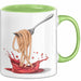Pasta Fan Tasse Geschenkidee für Italienisches Essen Grün Trendation