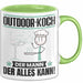 Outdoor-Koch Tasse Geschenk für Outdoor-Koch Der Mann Der Alles Kann Geschenkidee zum Geburtstag Grün Trendation